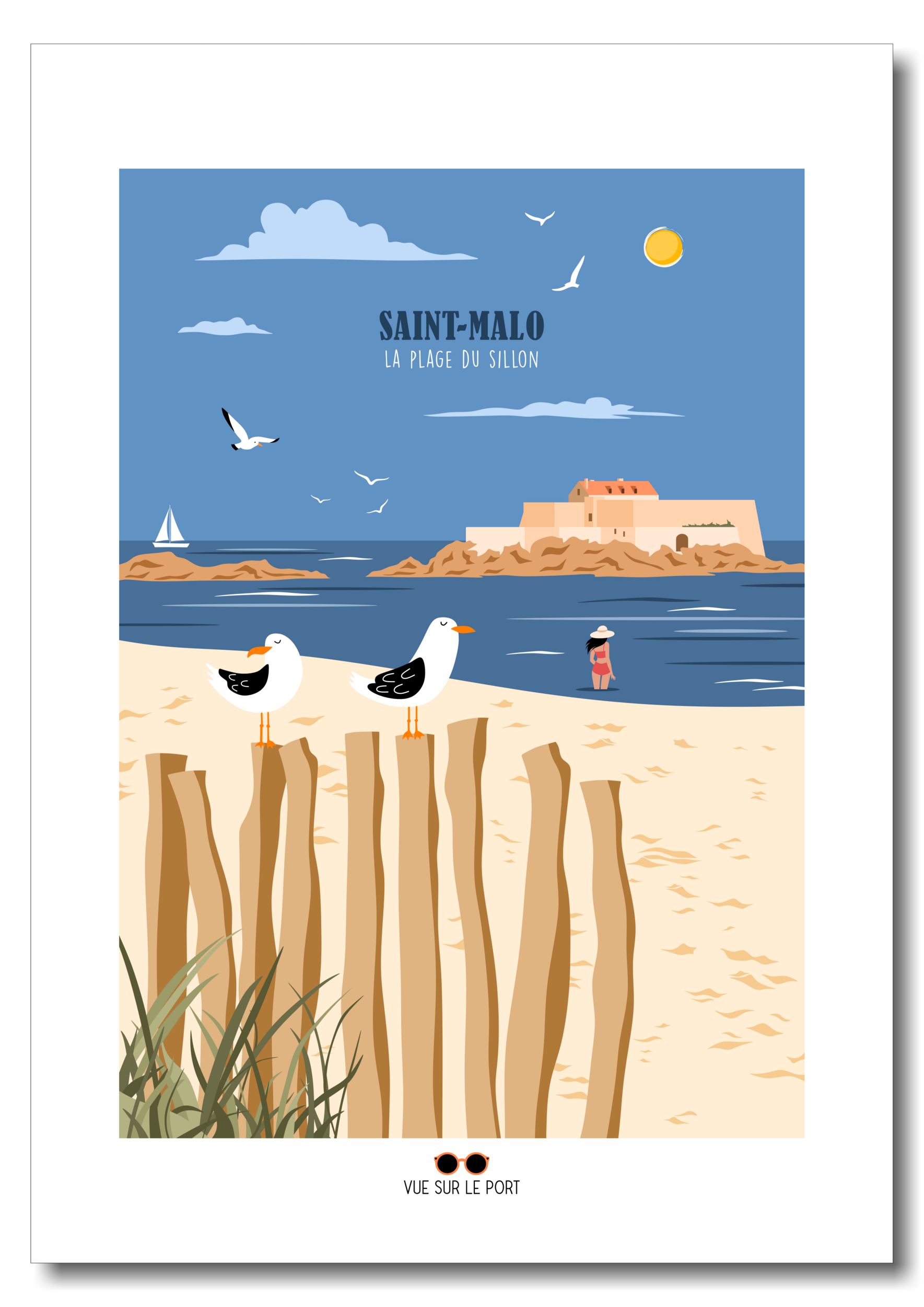 saint malo fort etsy