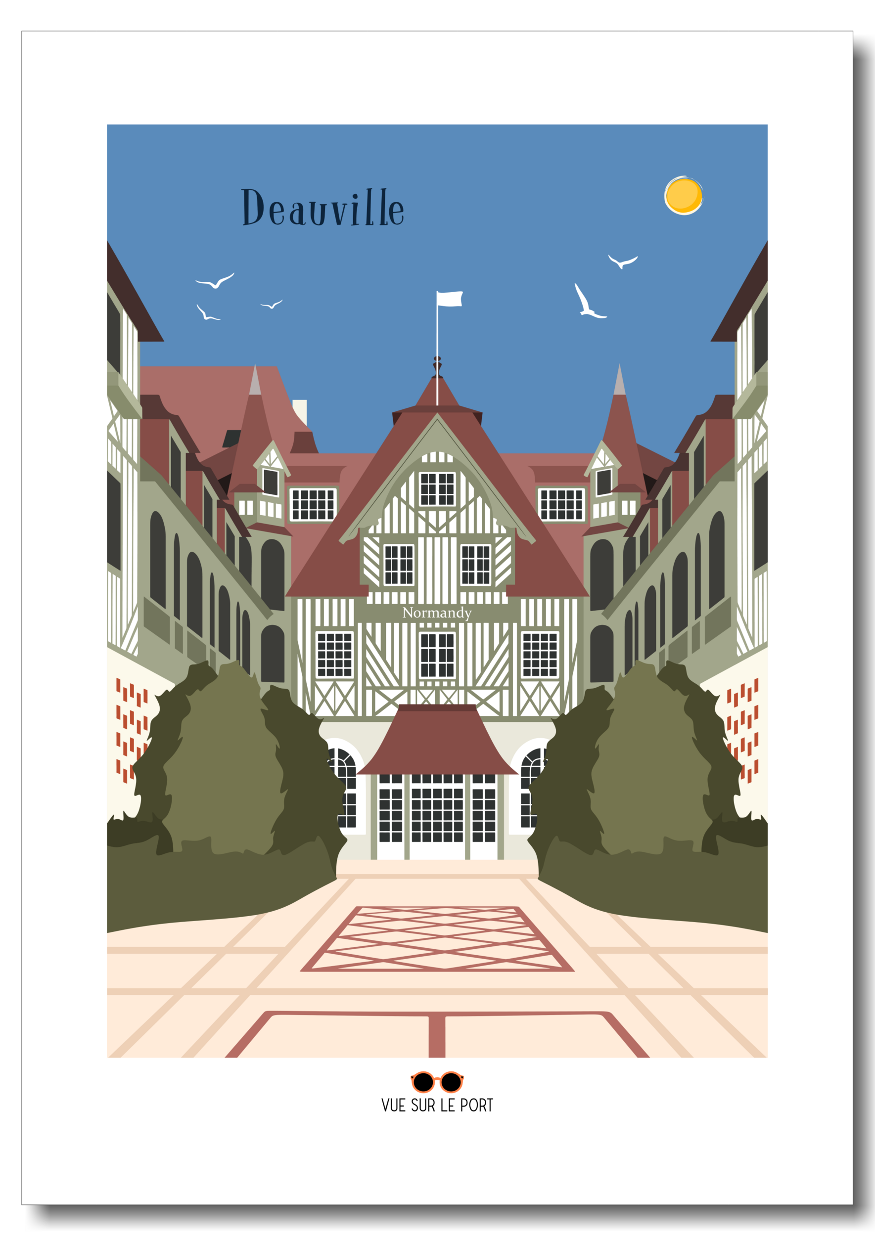 deauville normandy etsy