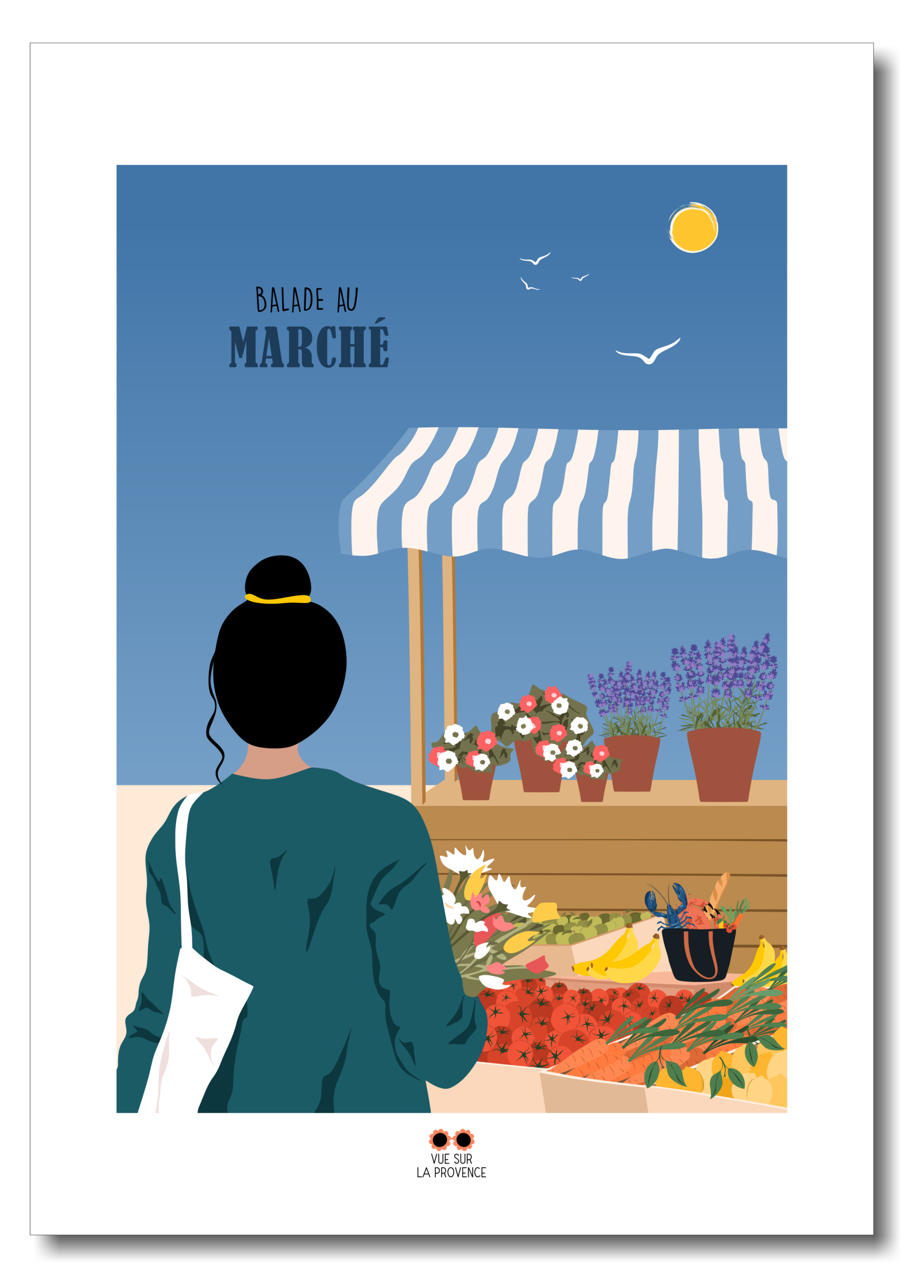provence balade au marché etsy