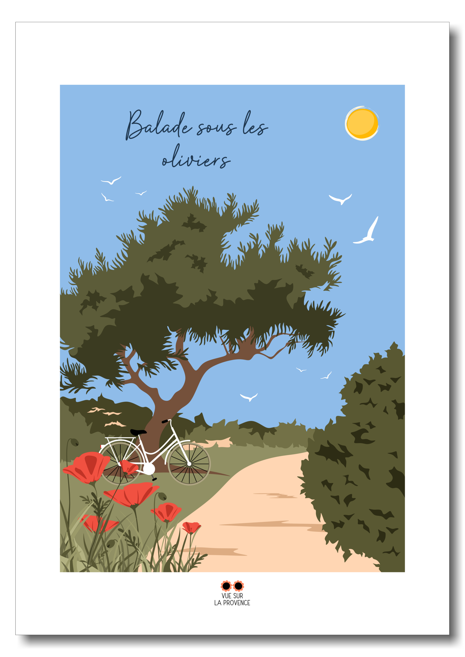 provence balade sous les oliviers etsy