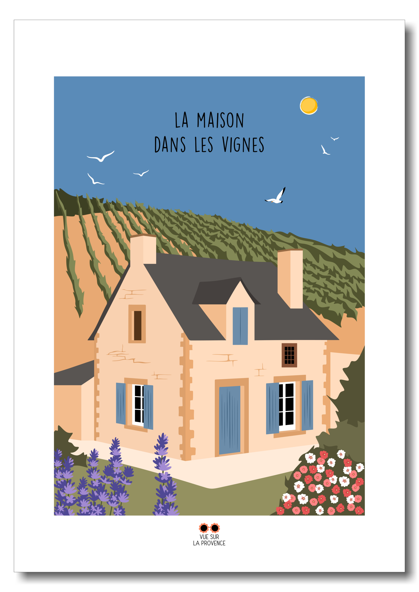 provence la maison dans les vignes etsy