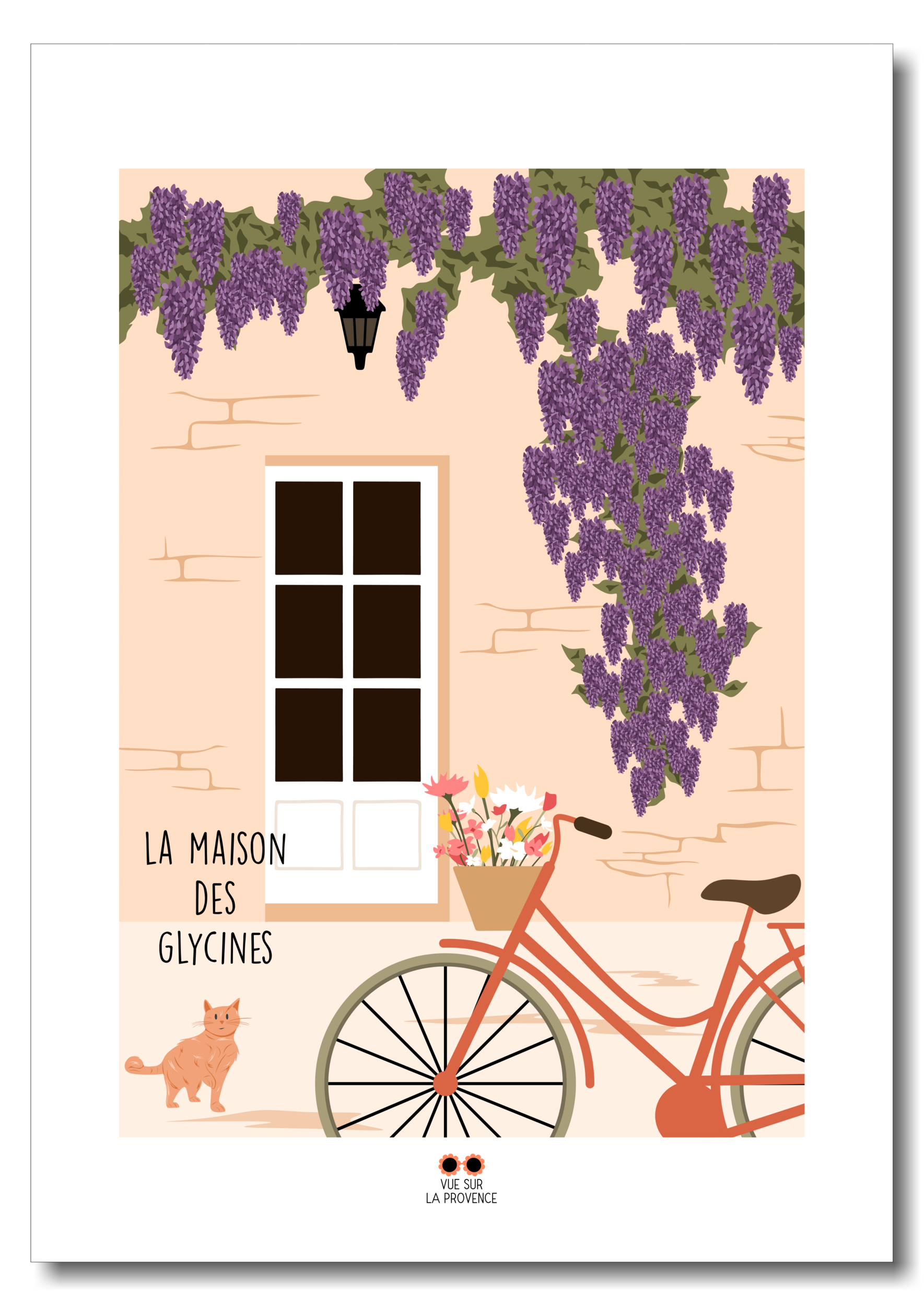 provence la maison des glycines etsy
