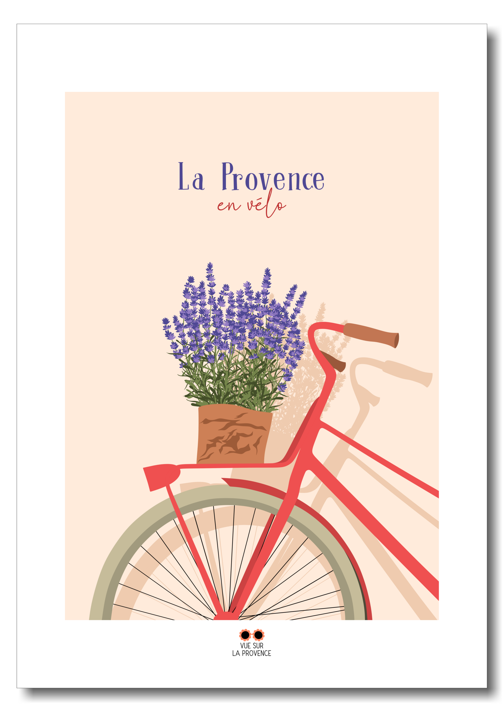 provence la provence en vélo etsy