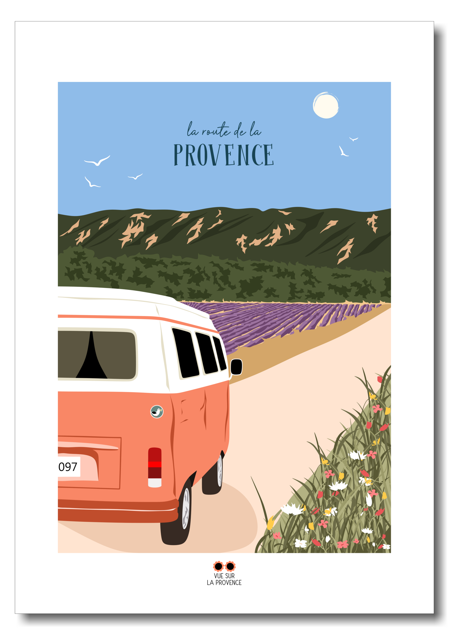 provence la route de la provence etsy