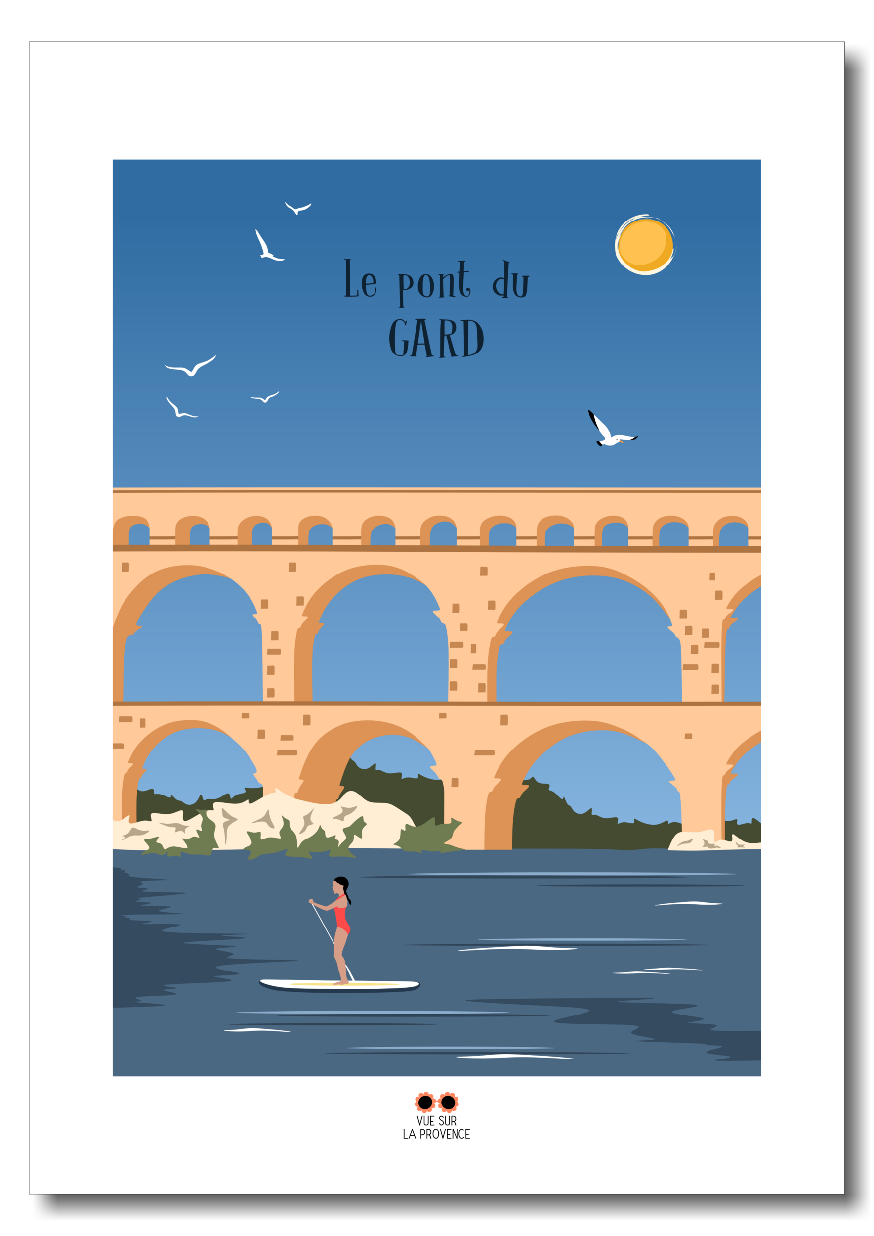 provence le pont du gard etsy