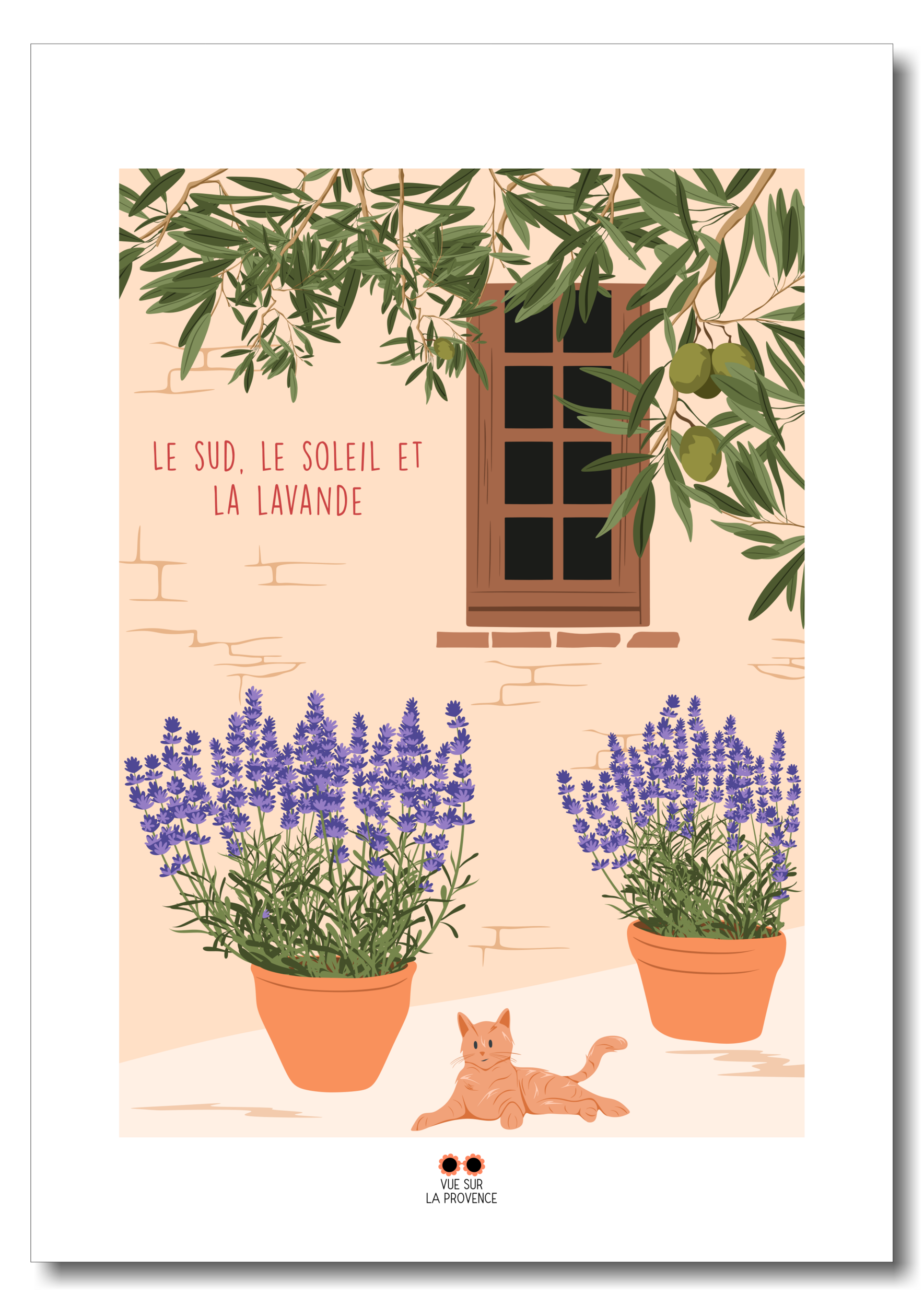provence le sud, le soleil et la lavande etsy