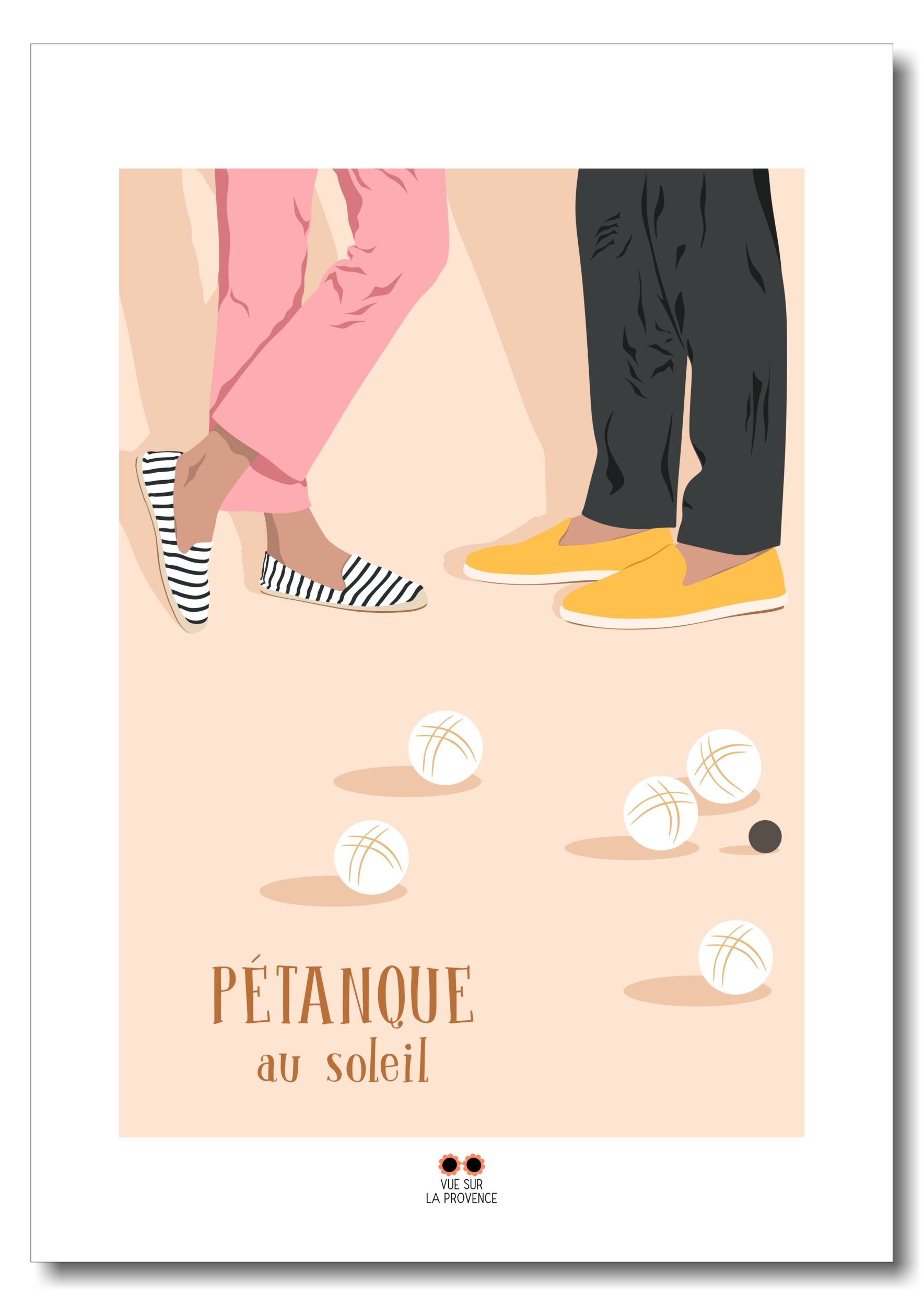 provence pétanque au soleil etsy