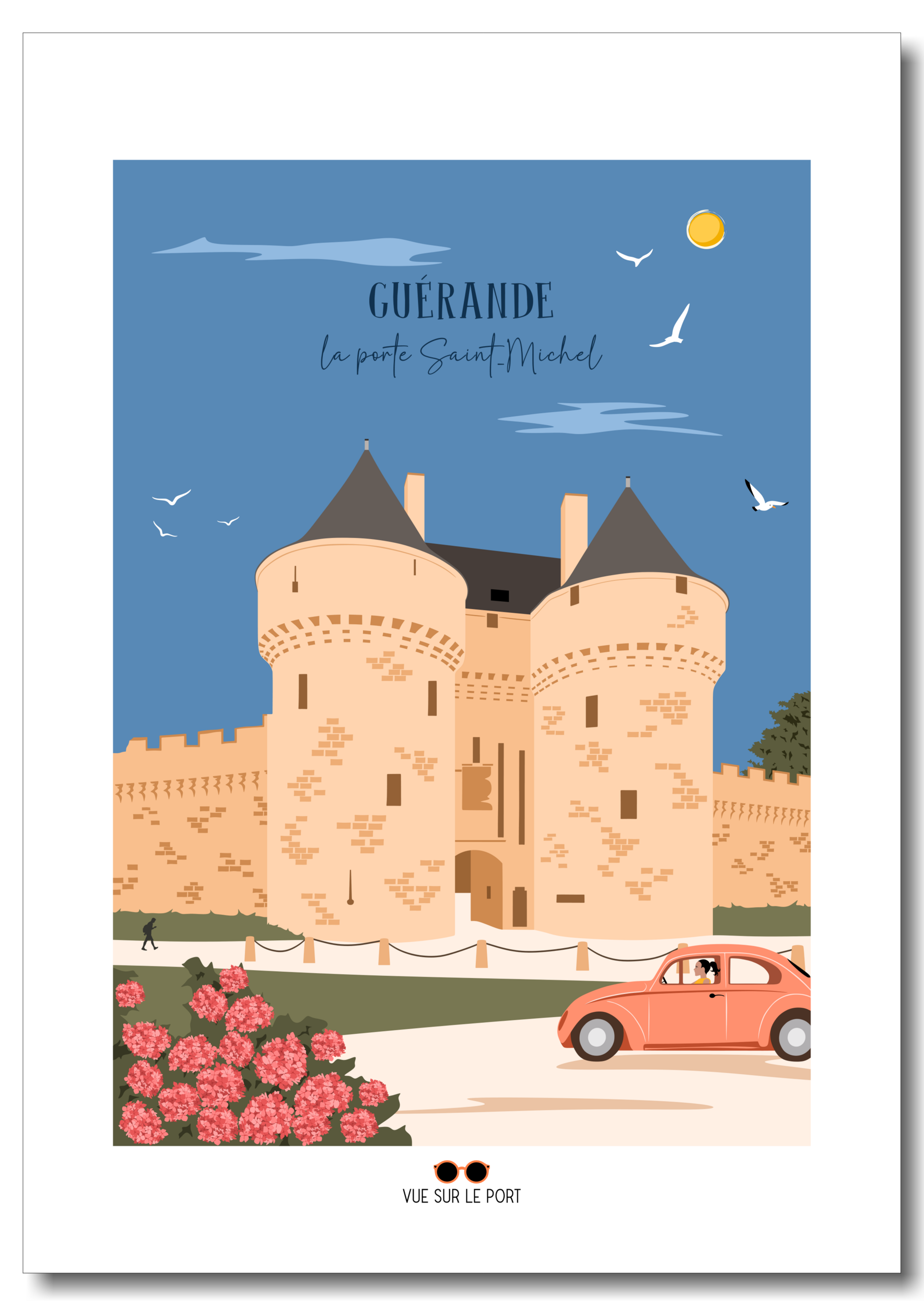 guérande porte saint michel etsy