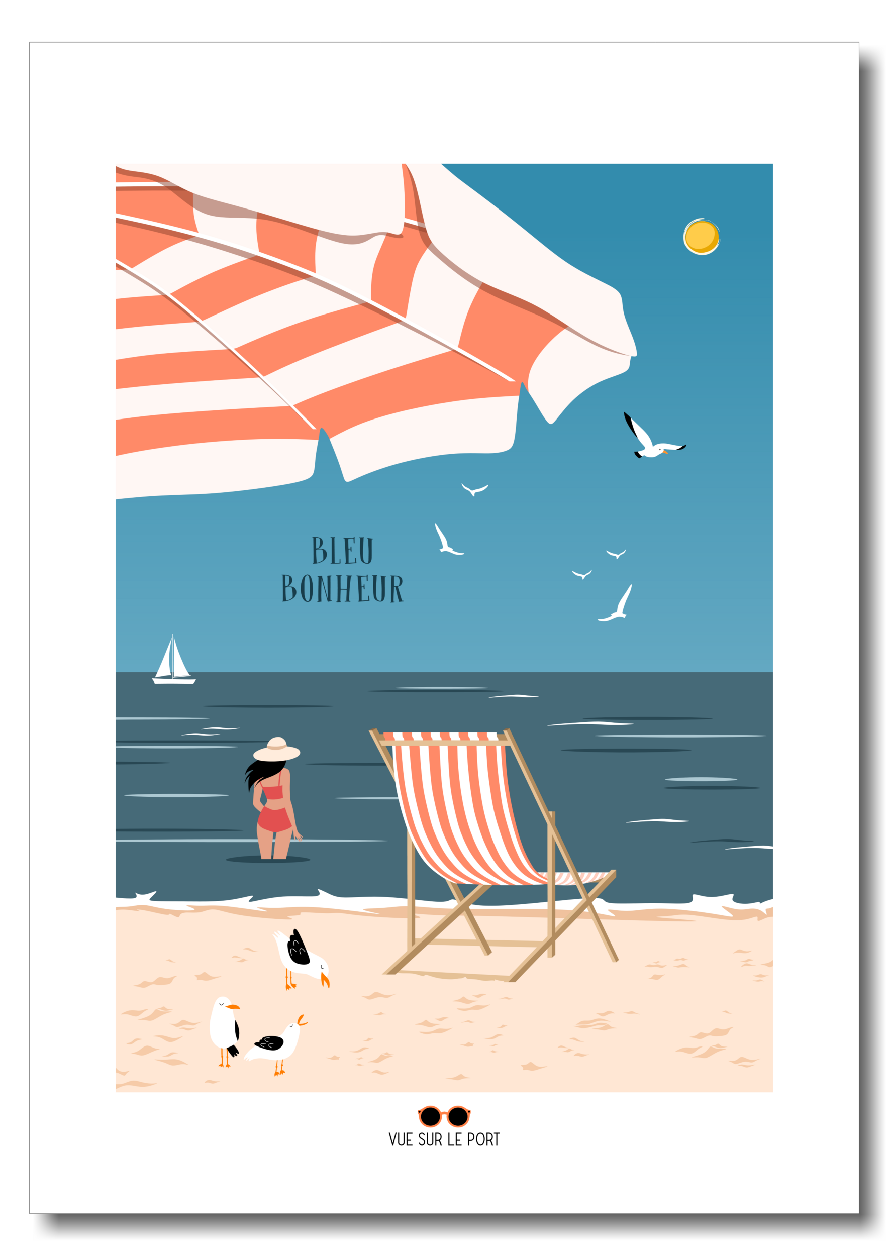 bleu bonheur etsy