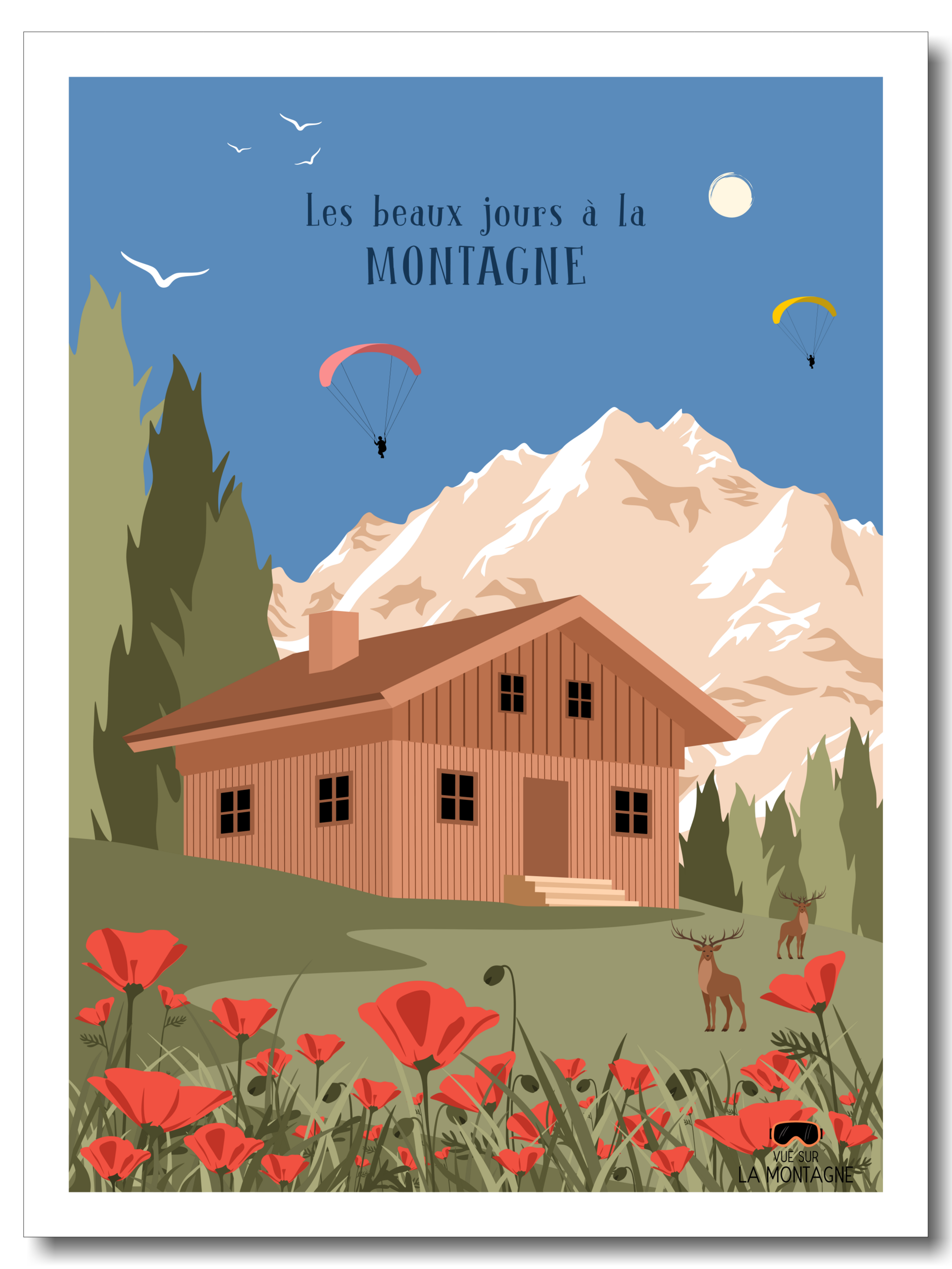 les beaux jours à la montagne etsy