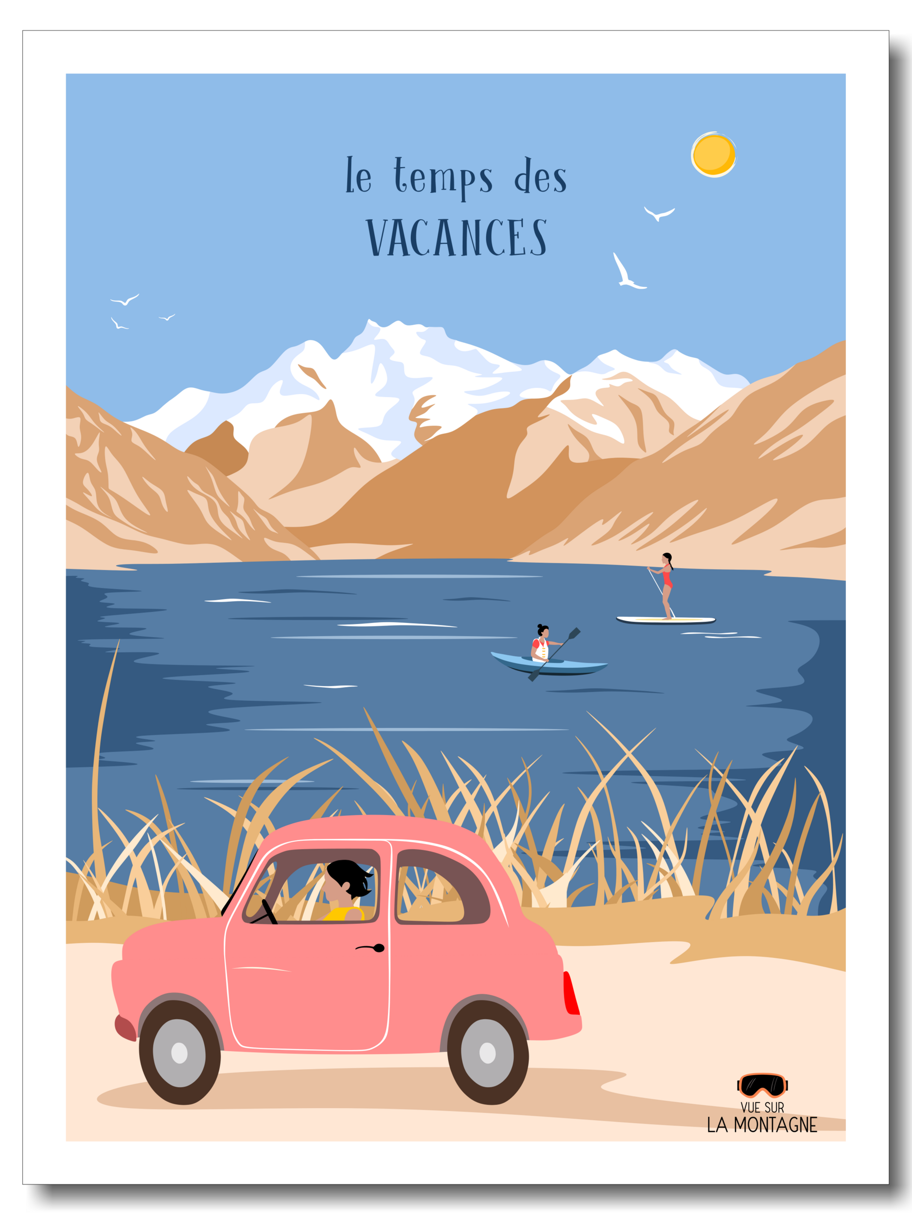 le temps des vacances montagne etsy
