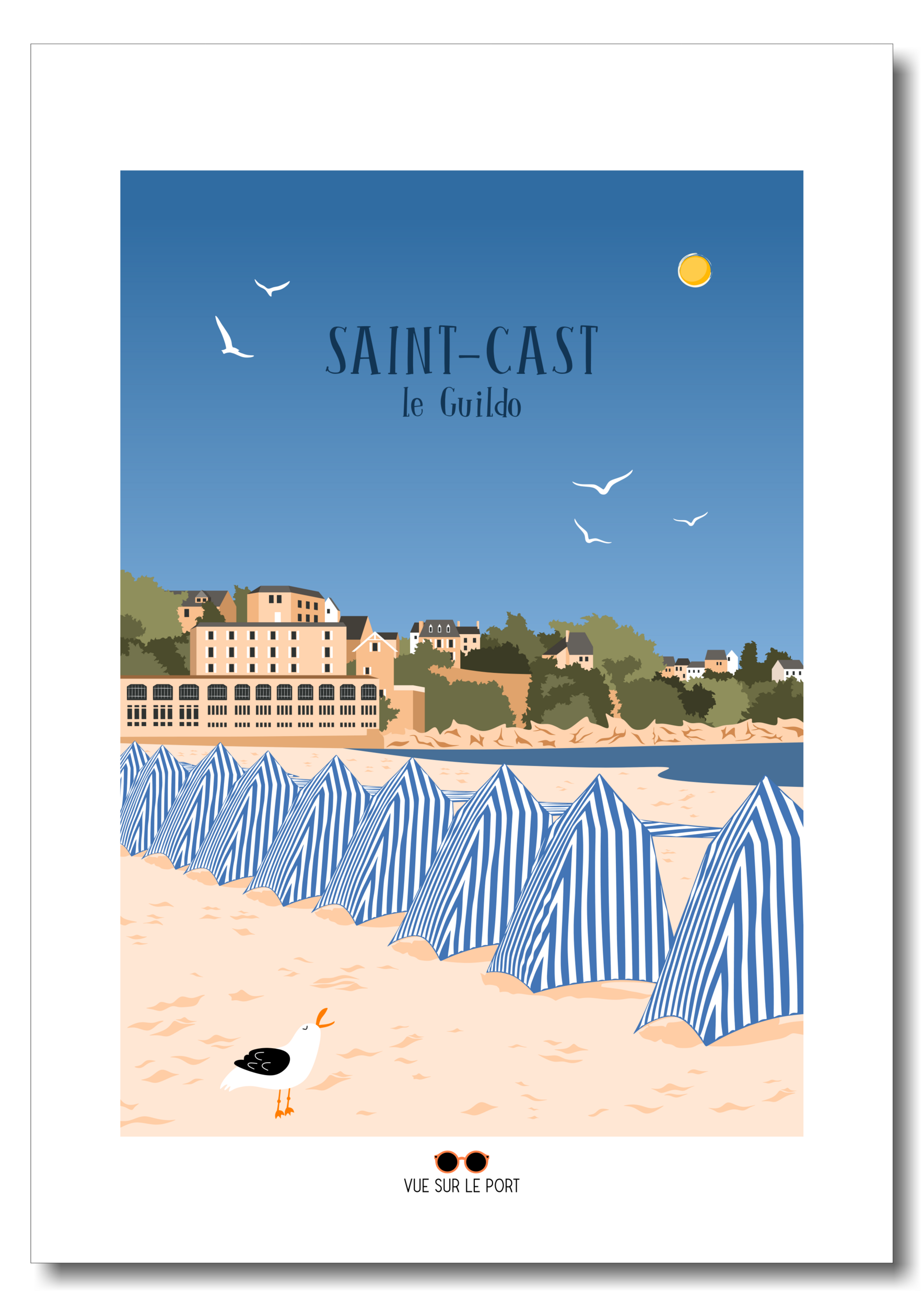 saint cast le guildo plage tentes etsy