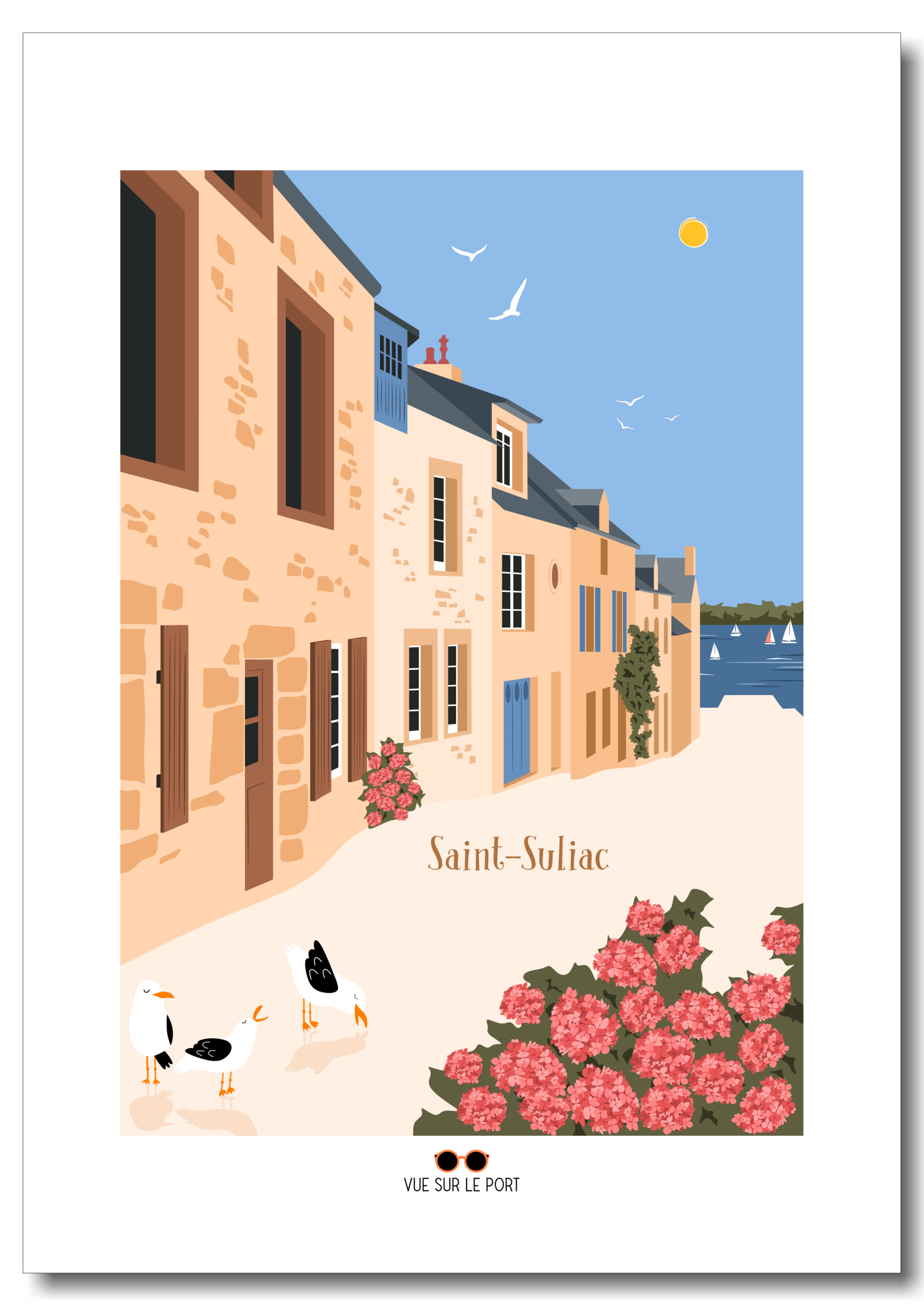 saint suliac hortensias etsy