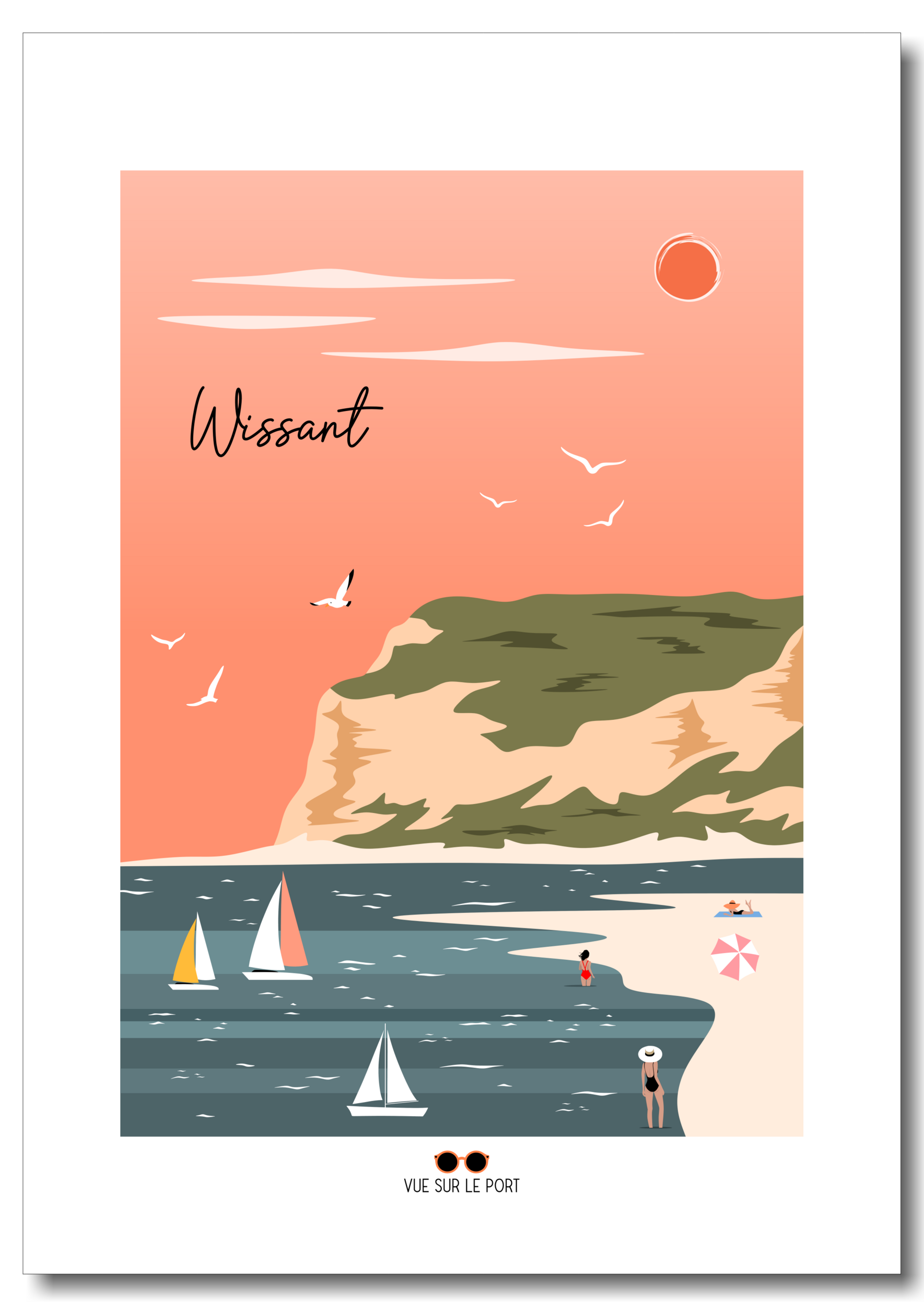 wissant plage etsy