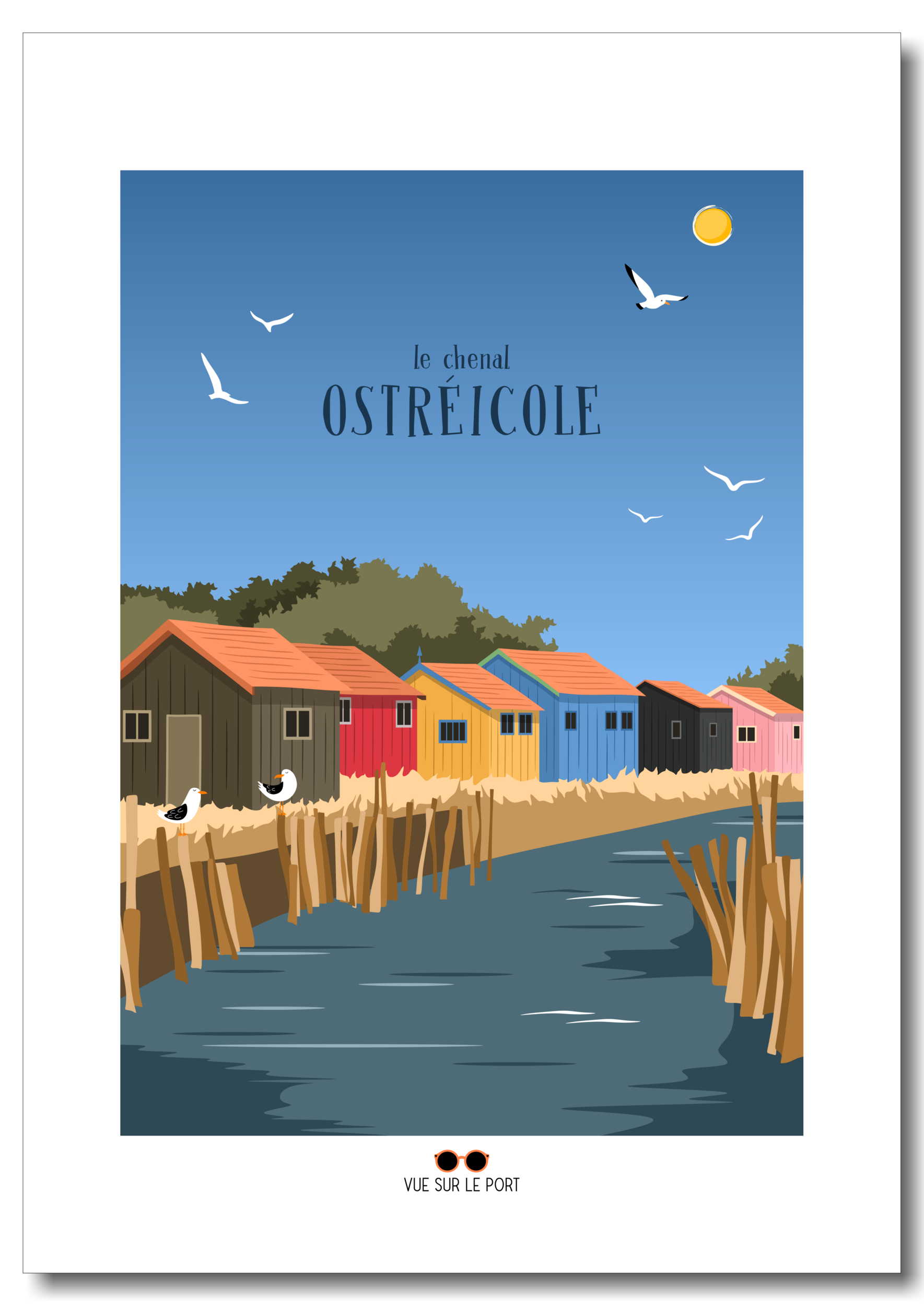 le chenal ostréicole etsy