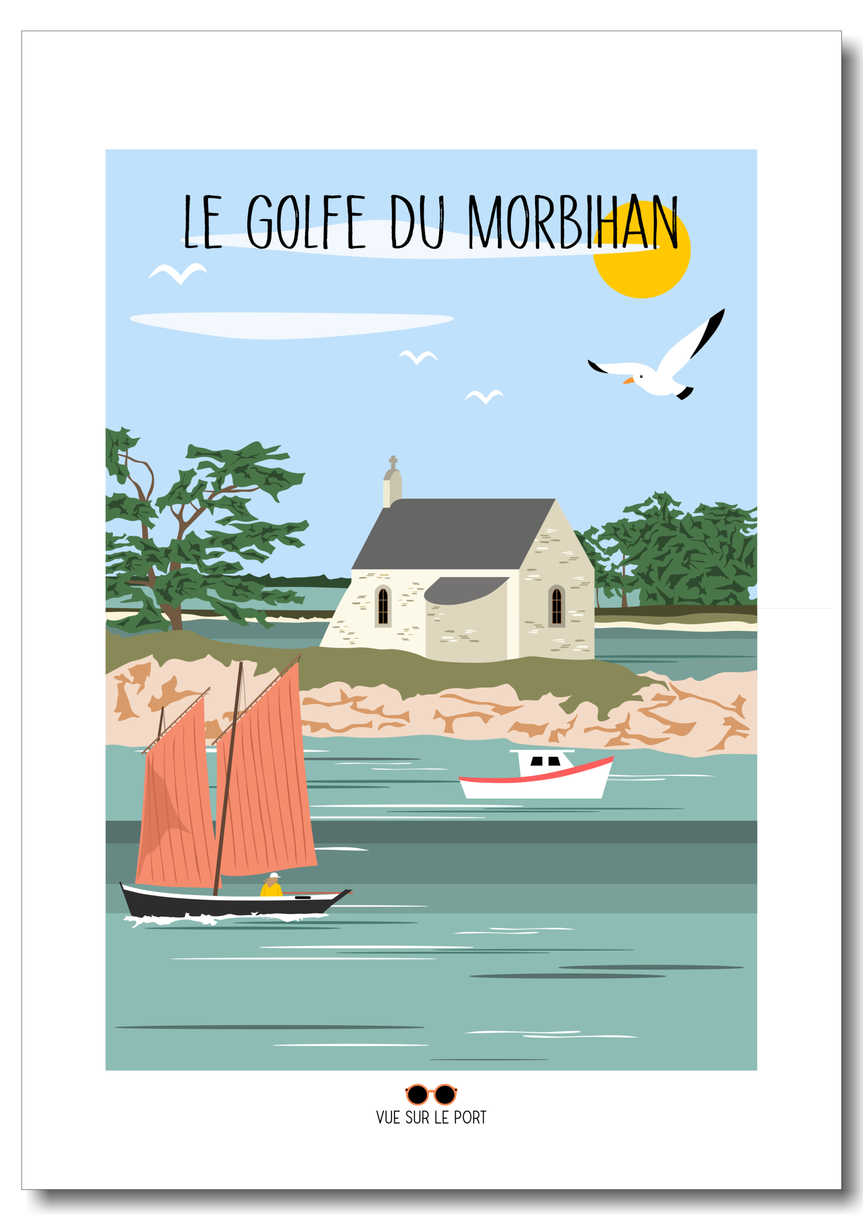 golfe morbihan etsy