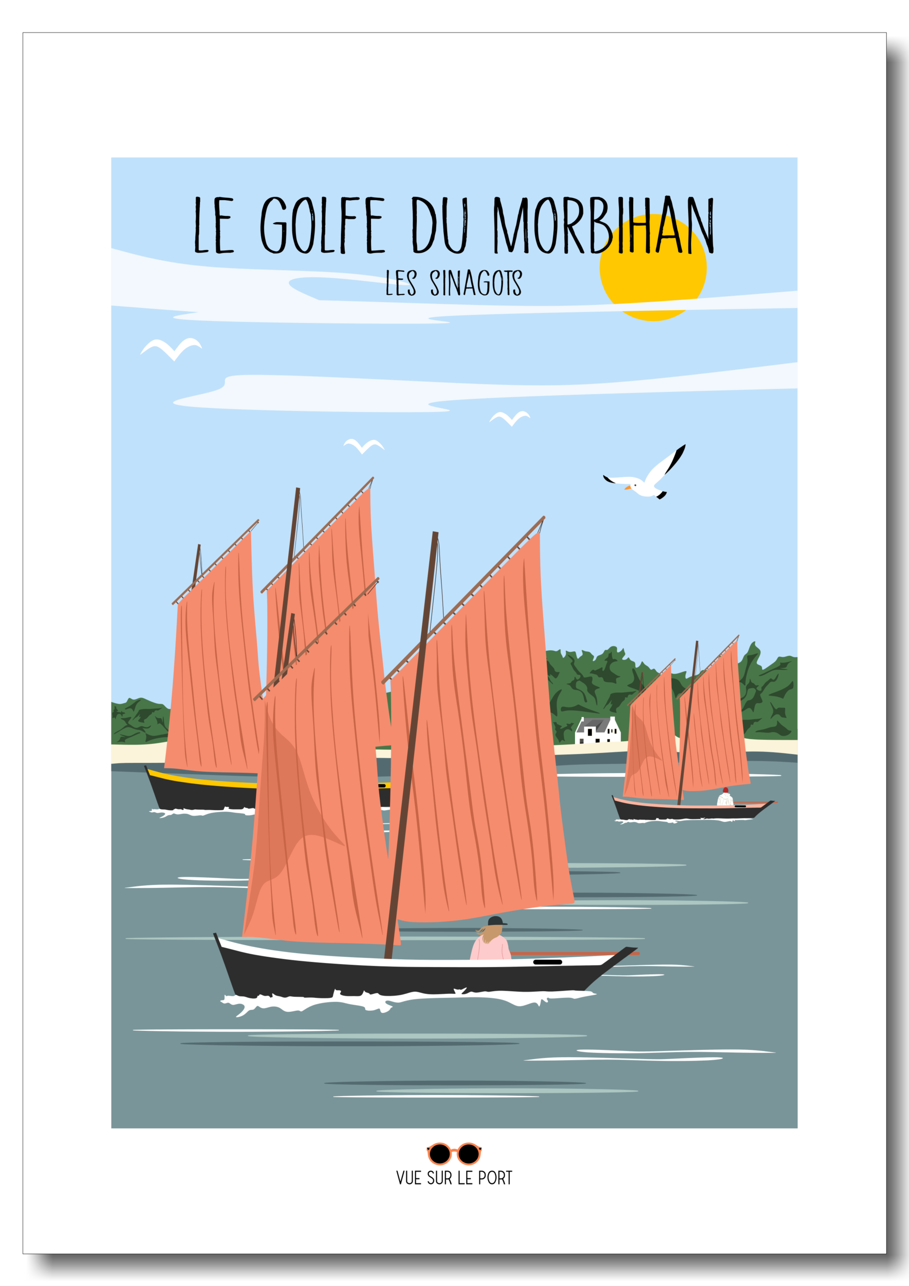 golfe morbihan sinagots etsy