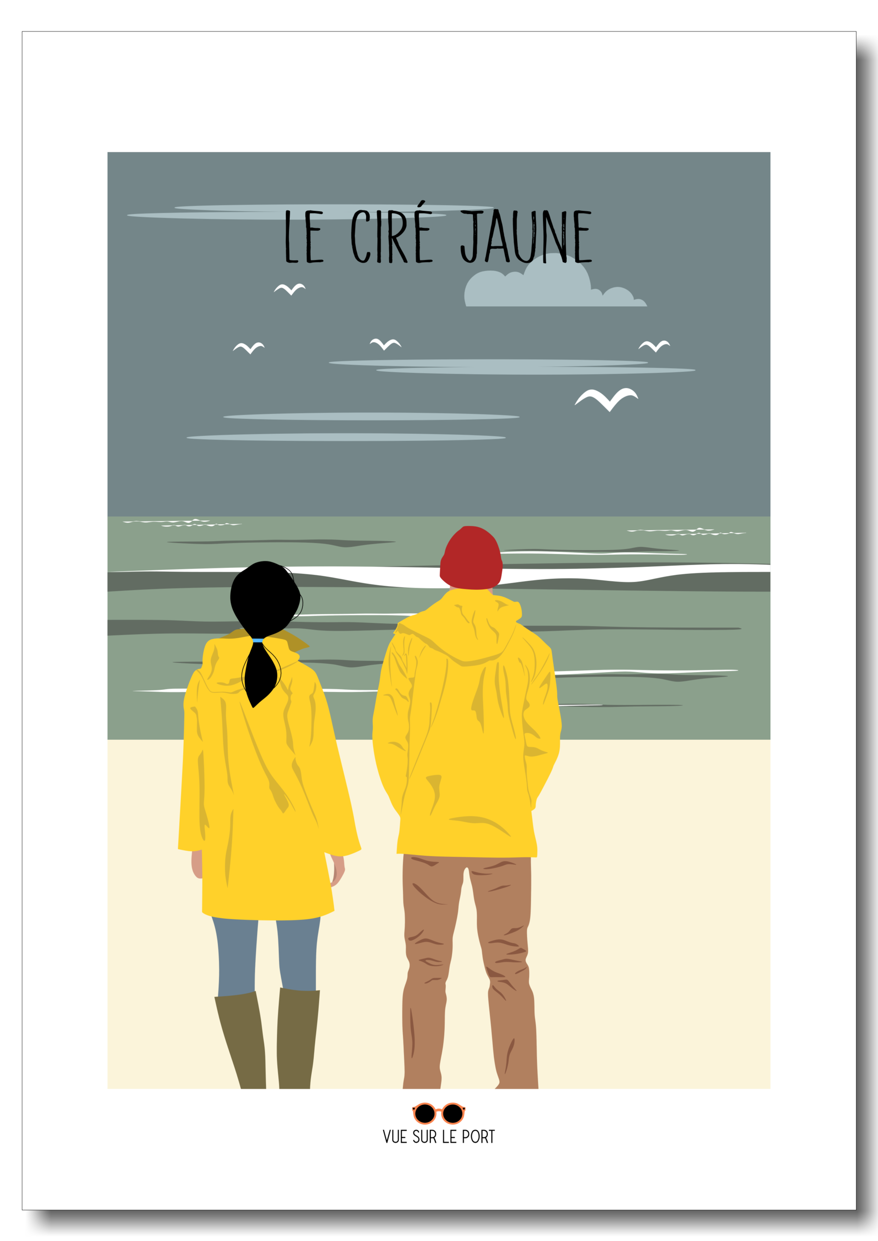 le ciré jaune etsy