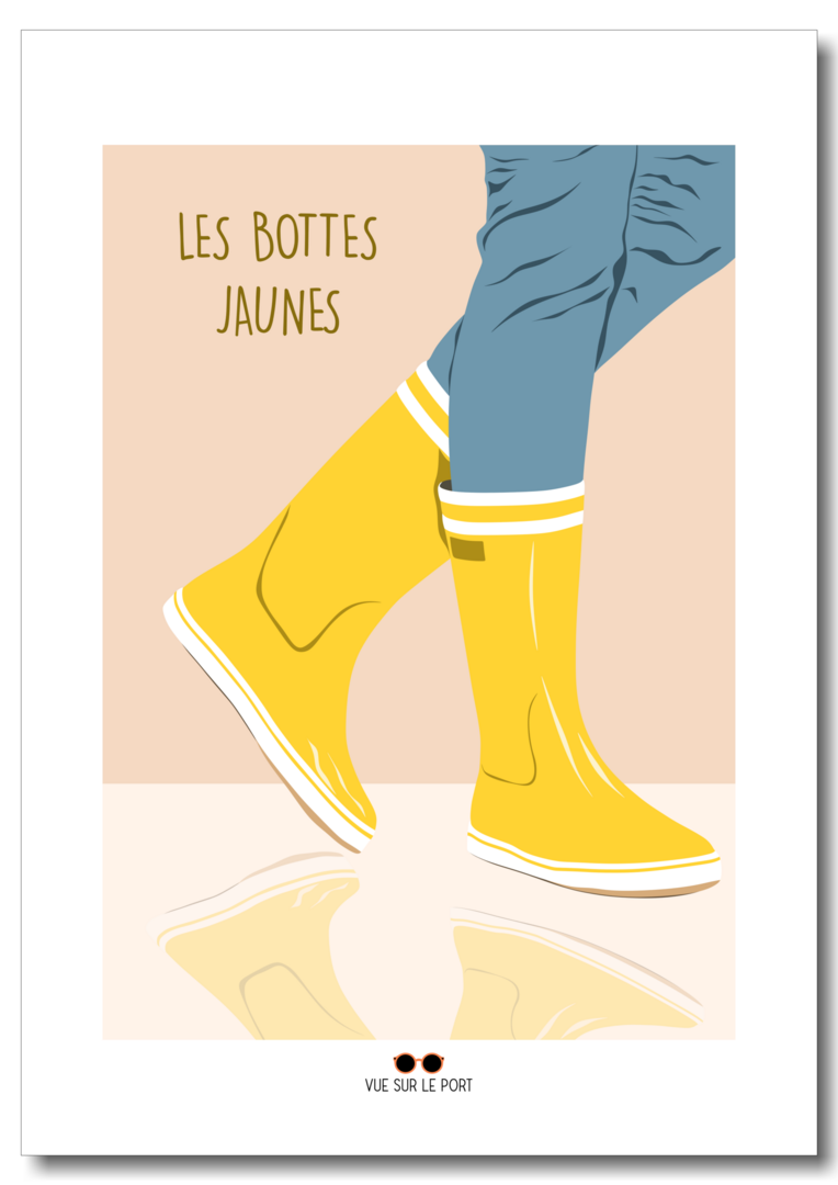 bottes jaunes