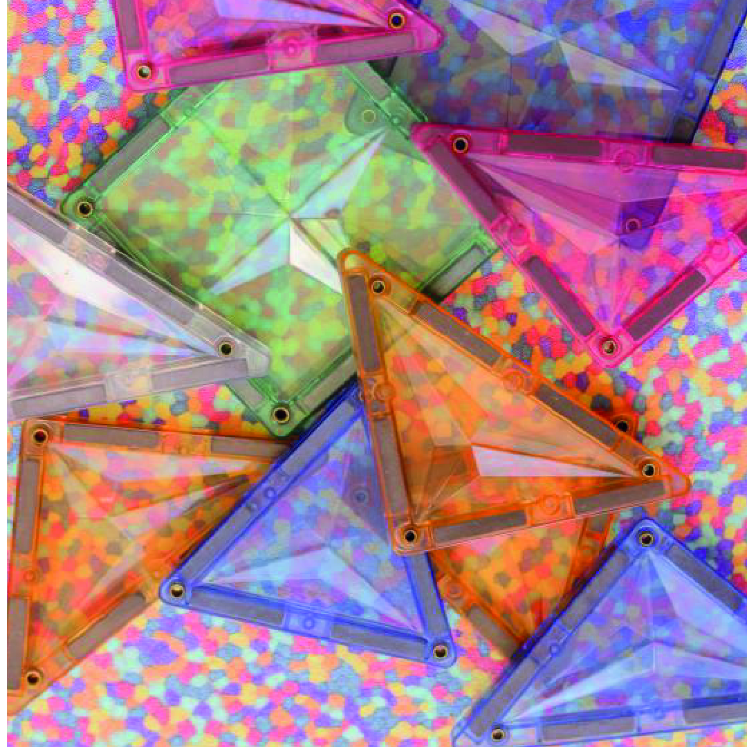 Cleverclixx Pack Pastel - Jeu magnétique 36 pièces (10)