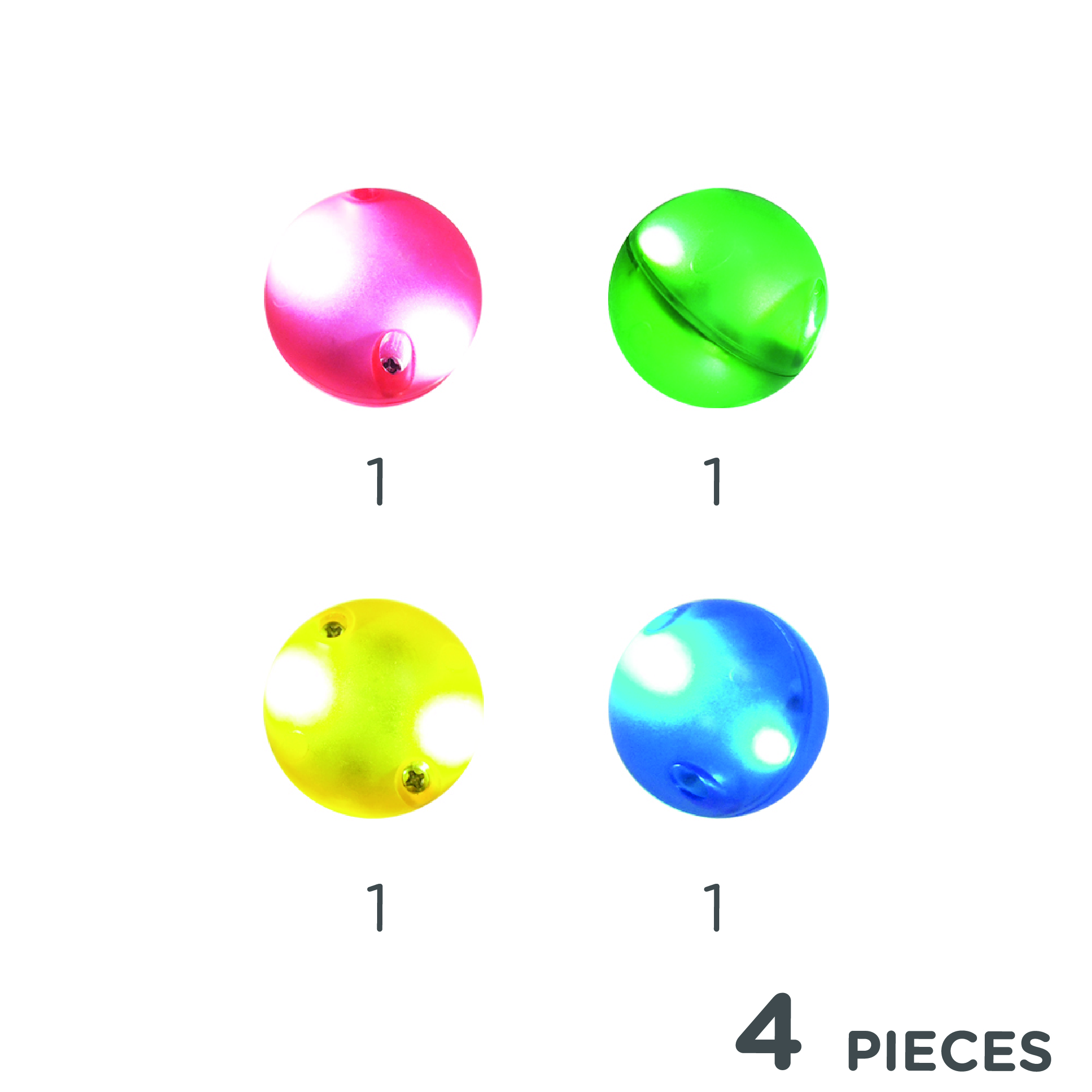 CleverClixx 4 balles dazzling lights (1)