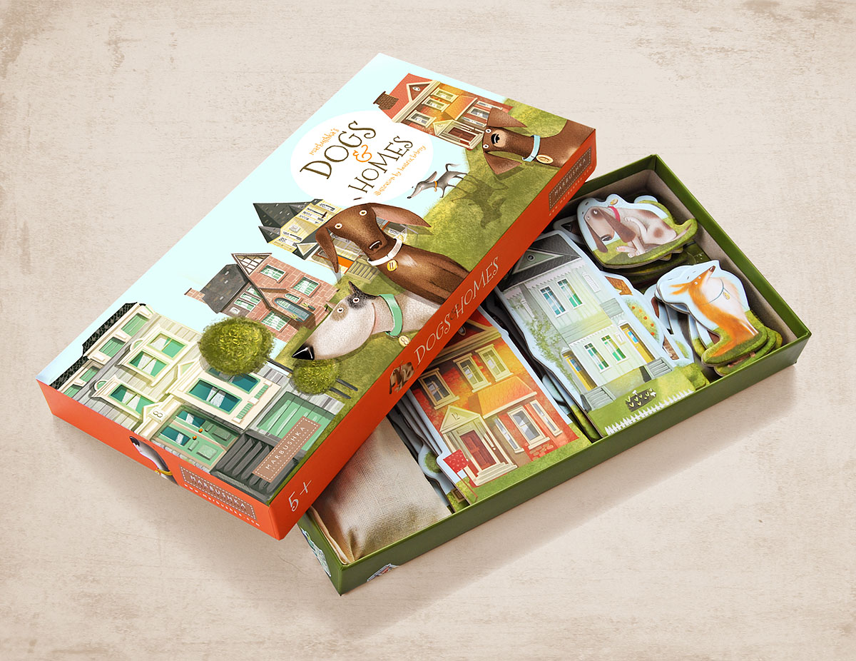 Chiens et Maisons - Dogs and Homes Marbushka Jeu de société (6)