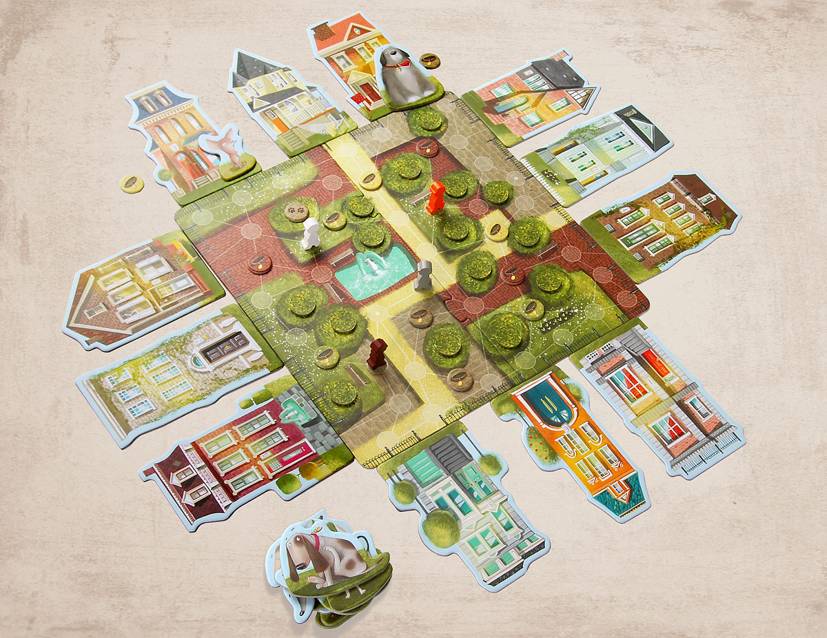 Chiens et Maisons - Dogs and Homes Marbushka Jeu de société (7)