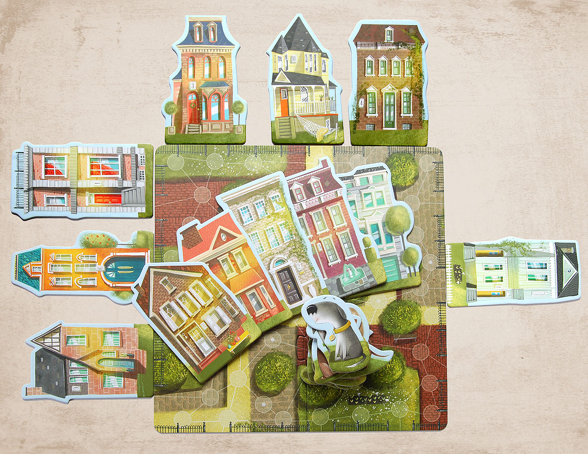 Chiens et Maisons - Dogs and Homes Marbushka Jeu de société (4)