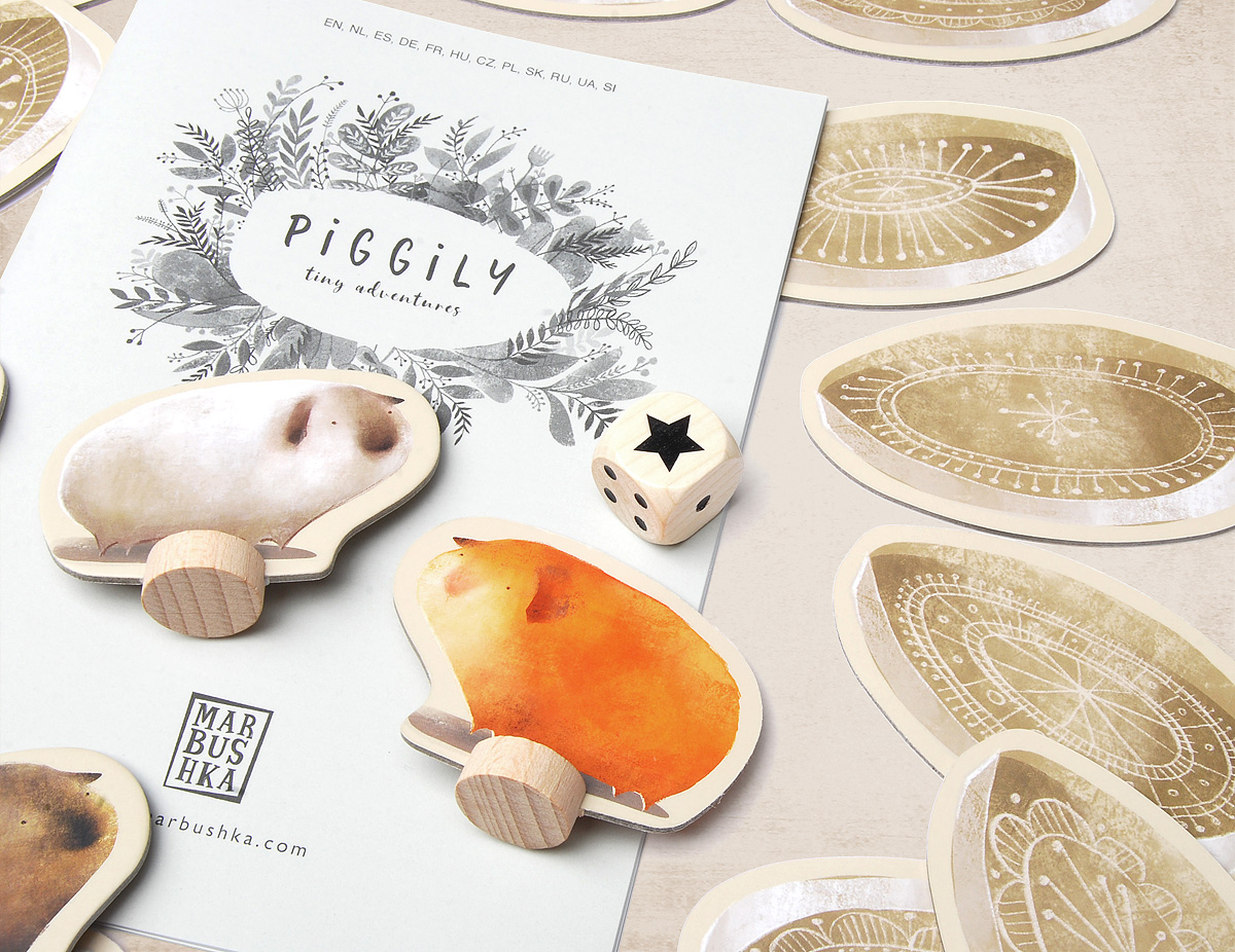Piggily Jeu de société Marbushka 3