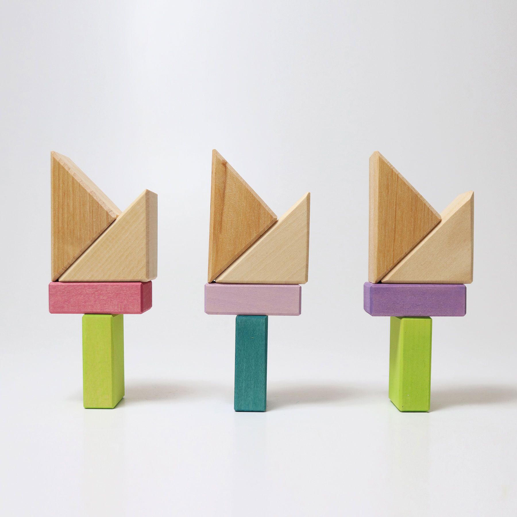 Duo Pastel Jeu de construction de Grimms 7