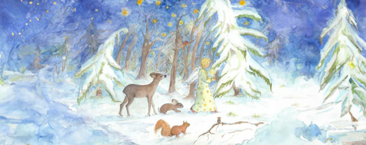 Image Light Wish - Winter Forest Light - Illustratrice Eentje Van Margo
