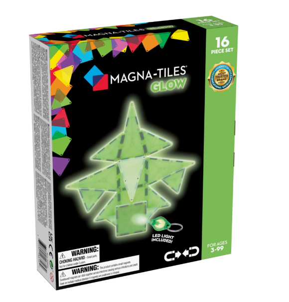 Magna-Tiles Jeu magnétique Glow in the dark