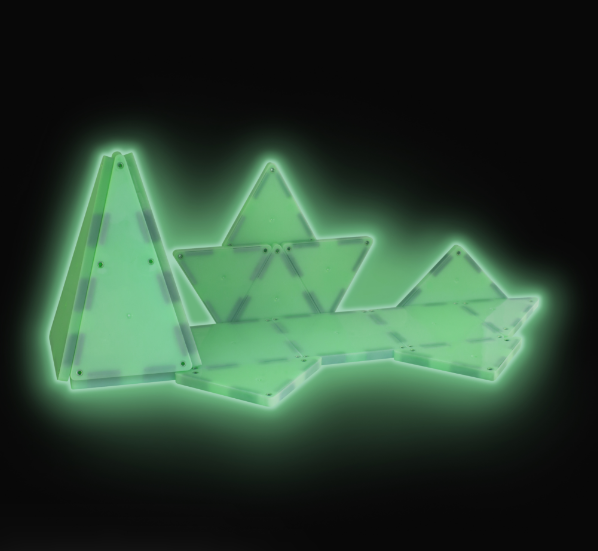 Magna-Tiles Jeu magnétique Glow in the dark 4