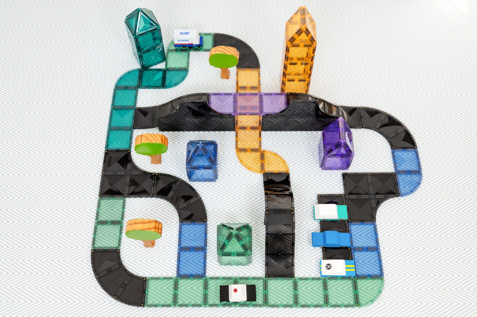 Connetix Jeu magnétique Rampes et Intersections  (2)