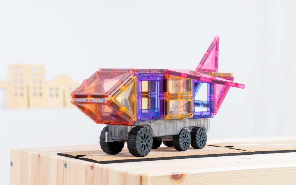 Pack de transport Pastel Jeu magnétique Connetix - Lot de 50 6