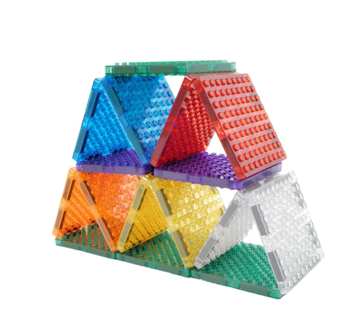 Cleverclixx Brick Tiles Pack Intense magnetic tiles - Lot de 16 3