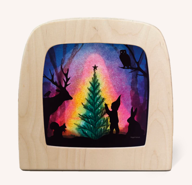 Carte à insérer pour Lampe Au fil des Saisons - Illustratrice Vogel Geluk - Christmas Tree