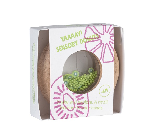 Petit Boum Hochet sensoriel Donut Kiwi (1)