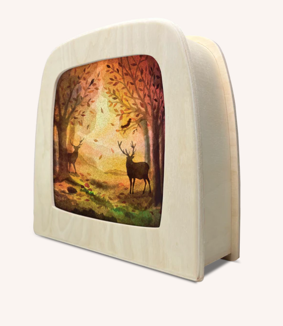 Carte à insérer pour Lampe Au fil des Saisons - Illustratrice Vogel Geluk - Komorebi 2