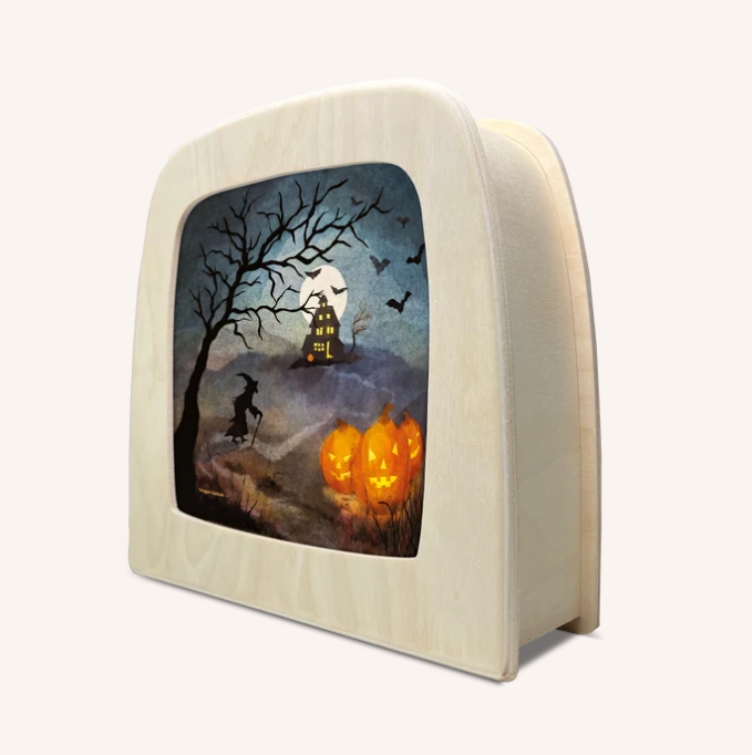 Carte à insérer pour Lampe Au fil des Saisons - Illustratrice Vogel Geluk - Halloween 2