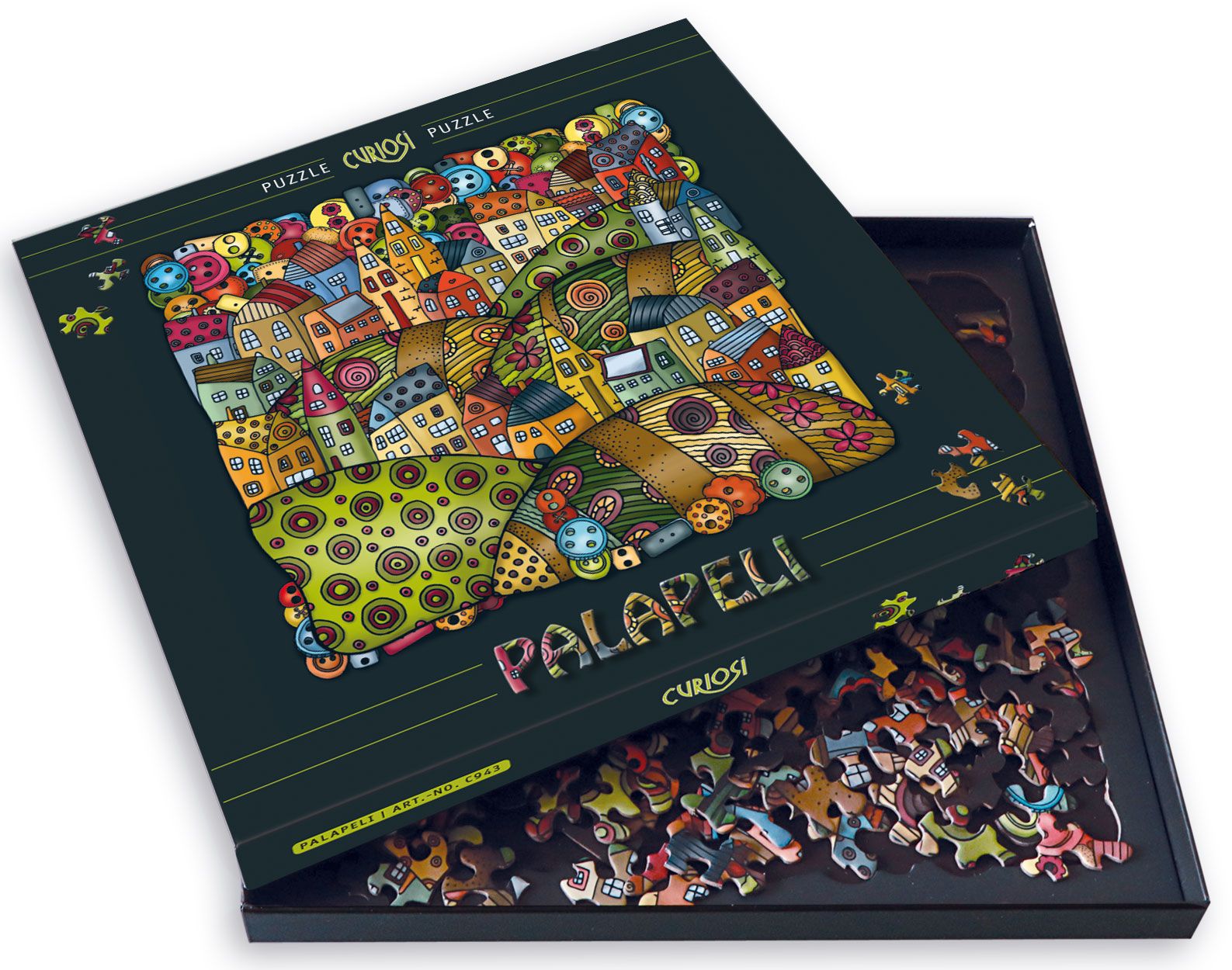 Puzzle Palapeli Mountain Village - 210 pièces