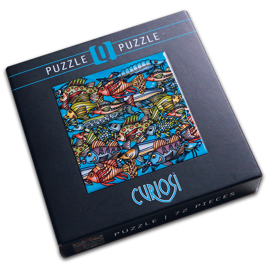 Curiosi Casse tête Puzzle Q8 - Colour Mix 1 - 72 pièces 2