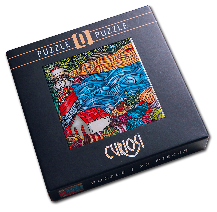 Curiosi Casse tête Puzzle Q8 - Colour Mix 2 - 72 pièces