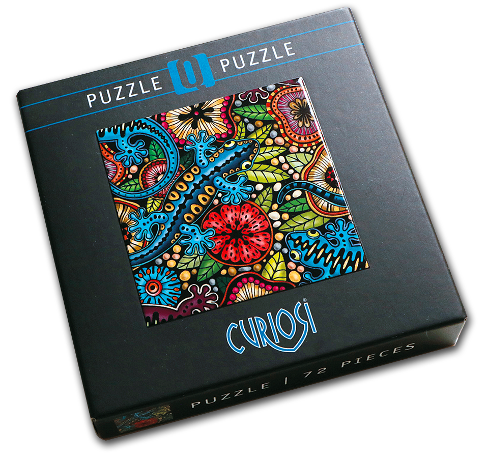Curiosi Casse tête Puzzle Q8 - Colour Mix 3 - 72 pièces