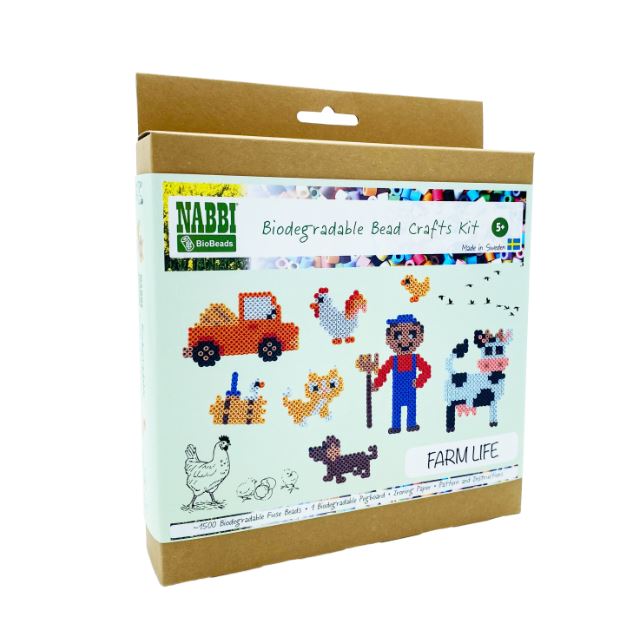 NABBI Kit de perles à repasser Ferme