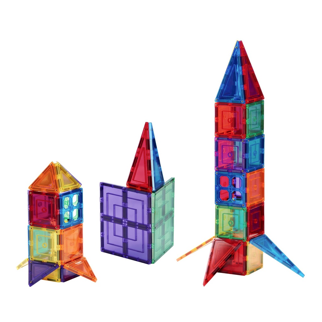 [MT-64PC-S] Magnetic Tiles – Base Pack (64 Piece)