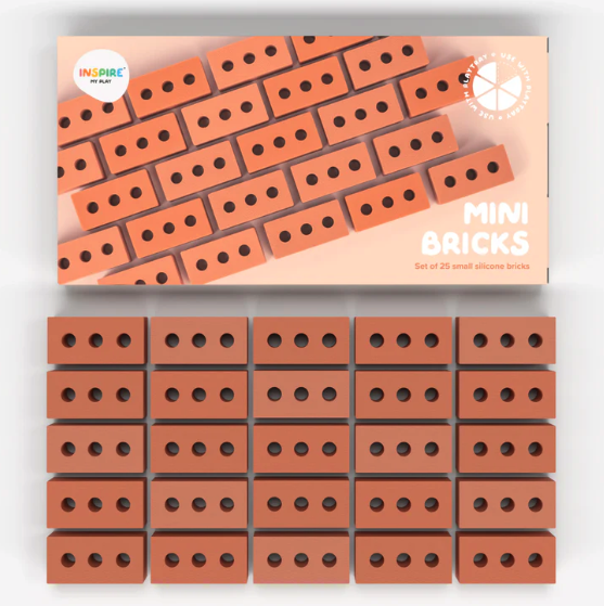 PlayTray Inspire my Play Mini briques pour jeu sensoriel - Lot de 254