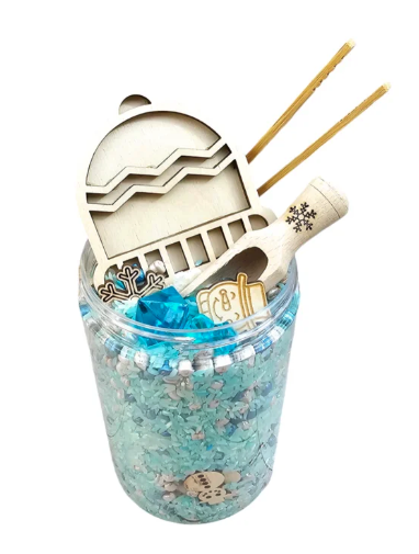 Pour and Play Mix Hiver Lot complet pour le jeu sensoriel - Sensory Fun2