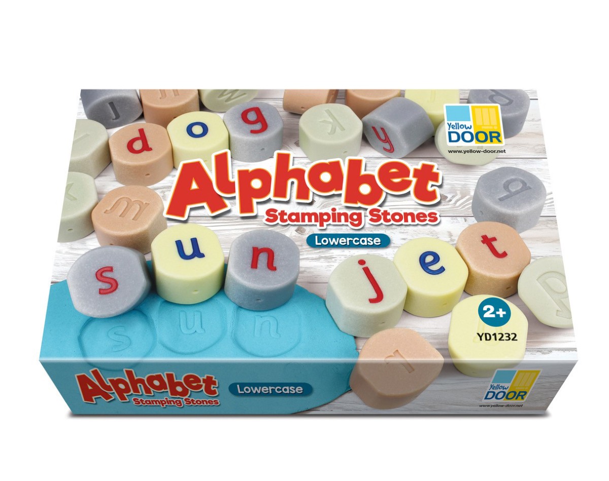 Pierres tampons alphabet minuscule Yellow Door - Lot de 26 71