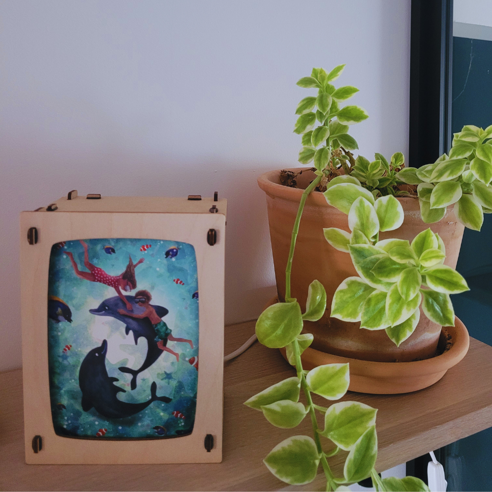 Lampe à cartes postales(5)